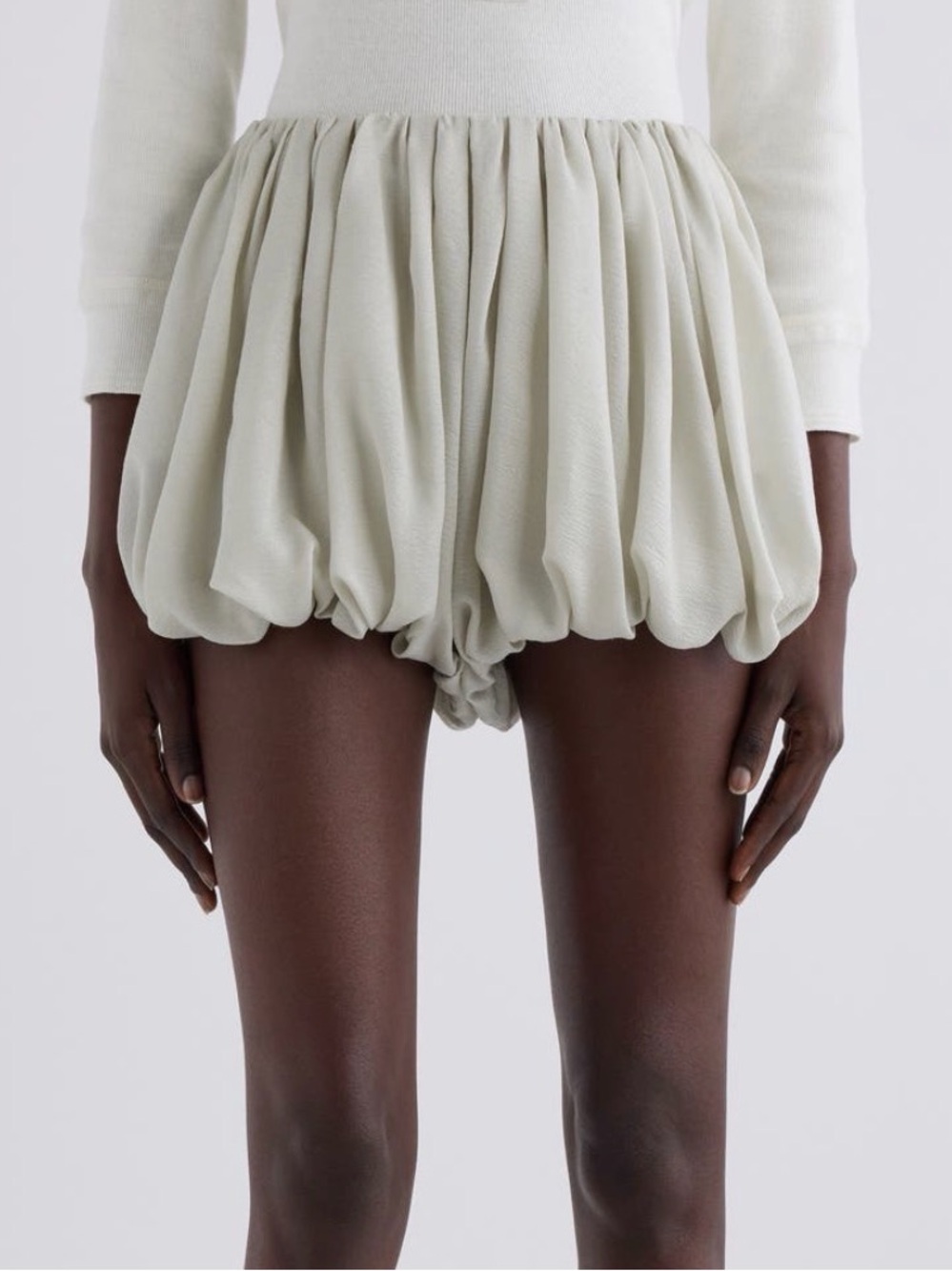 Chloe Bubble-Shorts with Gathered Hem FR40